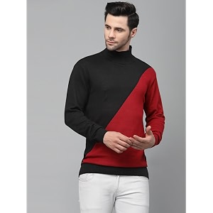 Style Quotient Mens Grey Solid Sweaters
