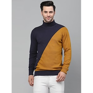 Style Quotient Mens Grey Solid Sweaters