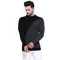 Style Quotient Mens Grey Solid Sweaters