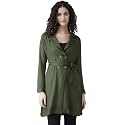 Style Quotient Women39s Rayon Mid-Thigh Jacket