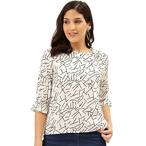 Style Quotient Women Abstract Printed Polyester Smart