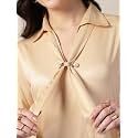 Style Quotient Women Beige Solid Satin Top