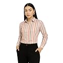 Style Quotient Women Beige White Stripe Printed