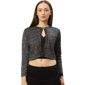 Style Quotient Women Black Red Shimmered