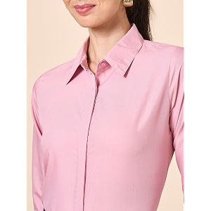 Style Quotient Women Black Cotton Blend Formal