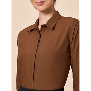 Style Quotient Women Black Cotton Blend Formal