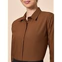 Style Quotient Women Black Cotton Blend Formal