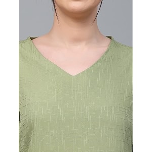 Style Quotient Women Black Self Design Polyester