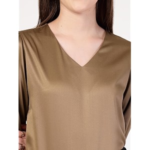 Style Quotient Women Black Self Design Polyester