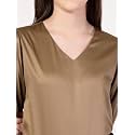 Style Quotient Women Black Self Design Polyester