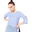 Style Quotient Women Blue amp White Striped