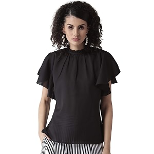 Style Quotient Women Maroon Solid Top