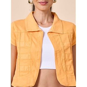 Style Quotient Women Navy Blue Denim Open