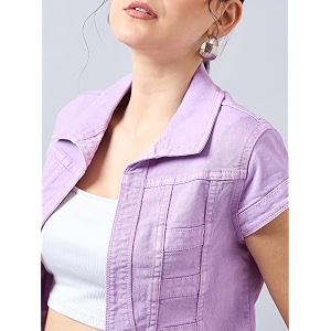 Style Quotient Women Navy Blue Denim Open
