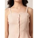 Style Quotient Women Peach Sleeveless Top