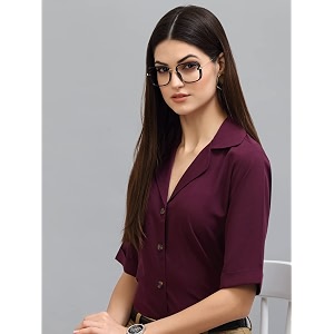 Style Quotient Women Purple Formal Shirt