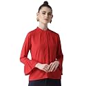 Style Quotient Women Red Regular Fit Solid
