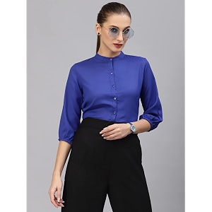 Style Quotient Women Solid Lilac Polyester Formal