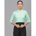 Style Quotient Women Solid Lilac Polyester Formal
