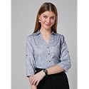 Style Quotient Women Solid Navy Viscose Rayon