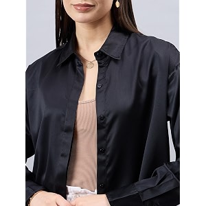Style Quotient Women Solid Smart Casual Oversized