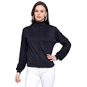 Style Quotient Womens Navy Blue Solid High