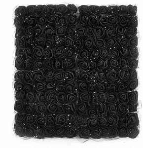 style revolver black rose artificial flower