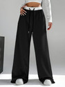 stylebella Women Regular Fit Black Cotton Blend