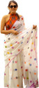StyleDeal Polka Print Digital Print Bollywood Cotton