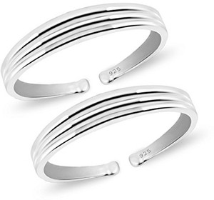 STYLEEJEWEL 92.5 Sterling Silver Double Line Plain
