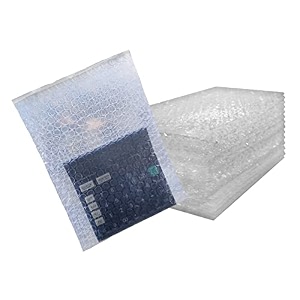 stylelab bubble bags pouches for packing courier size 6 inches - 8 inches lw pack of 10 transparent 40 gsm