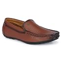 Stylelure Men Synthetic Leather Perforations Suede Loafers