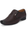 Stylelure Synthetic Leather Brown Formal Office Shoes