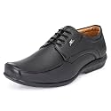 Stylelure Synthetic Leather Office Black Formal Shoes