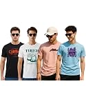 Cotton Blend Regular Fit Half Sleeve Printed