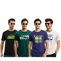 Cotton Blend Regular Fit Half Sleeve Printed