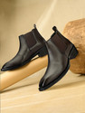 stylestablu Mens Brown Leather Chelsea Boots 