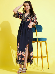 STYLESTONE Girls Maxi Full Length Casual Dress