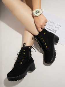 Stylestry Girls Lace Casual Boots