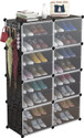 Styleys 8 Door 16 Shelf Plastic Metal