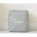 Styleys Folding Laundry Bag for Clothes 63 - Litres with Laundry basket with Drawstring Closure (S11051 - Jeans Blue)