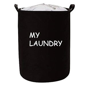 styleys laundry basket for clothes with lid 48 litere s11079 - black
