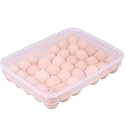 Styleys Plastic Rectangular Egg Box, Tray for Fridge (34 Eggs_S11103),White