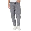 Styli Men Solid Balloon Fit Jeans 