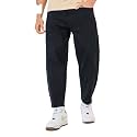 Styli Men Solid Balloon Fit Jeans 