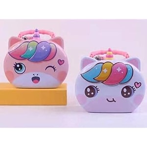 cute amp stylish unicorn moneypiggy bank unicorn coin bank unicorn coin box for kids pack of 1 multicolor