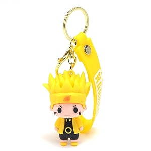 stylish anime 3d rubber keychain cute durable and long-lasting with a generous ribbon - elevate your keys or bag with a vibrant touch - perfect gifts for loved ones