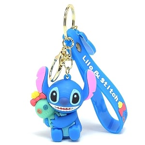 stylish anime 3d rubber keychain cute durable and long-lasting with a generous ribbon - elevate your keys or bag with a vibrant touch - perfect gifts for loved ones