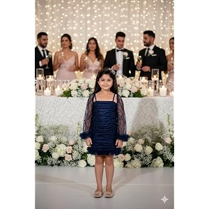 Stylish Bodycon One-Piece Kids DressMU1