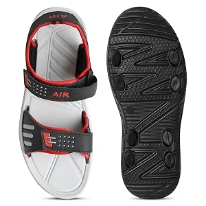 STYLISH and comfortable sandals for men GREY-ORANGE